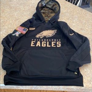 NFL Eagles 2020 Salute to Service hoodie